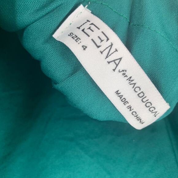 MAC DUGGAL Dress Size 4 Evening Gown Sequin Emerald Green Mini NEW Open Back - Picture 4 of 8